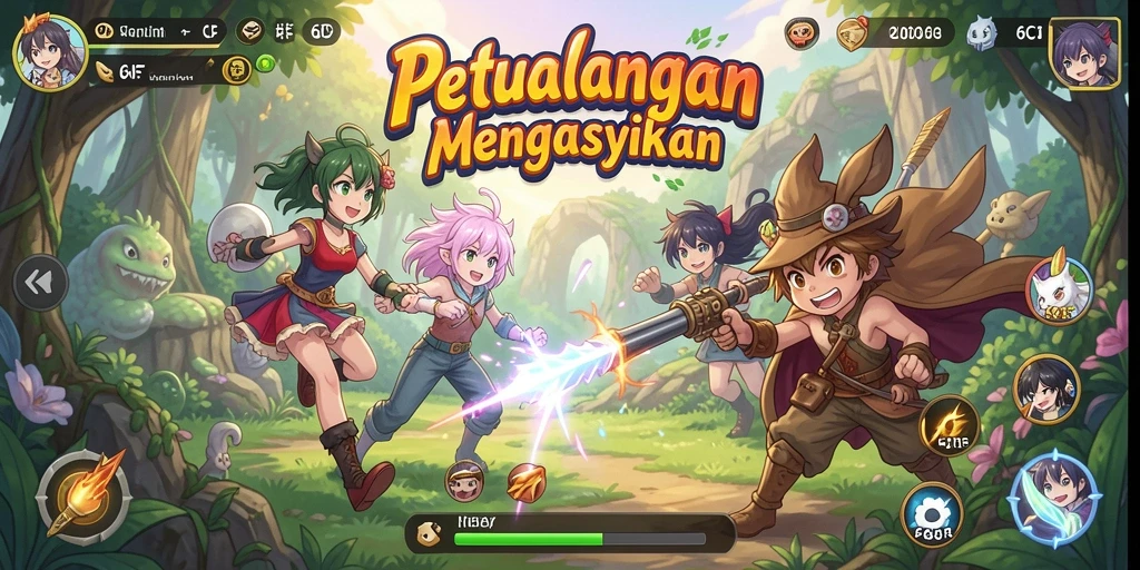 Tangkapan layar 6CF menampilkan aksi gameplay Anime yang seru.