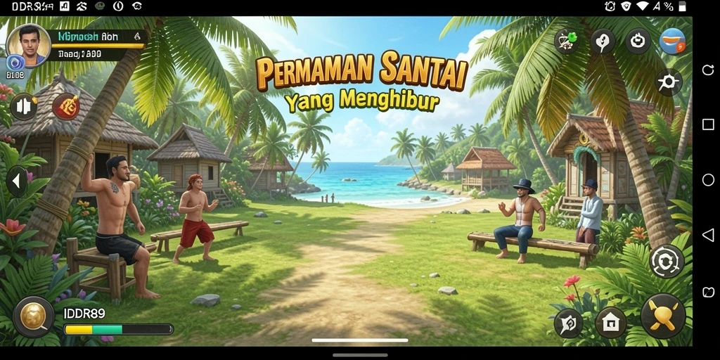 Tangkapan layar utama IDR89 menampilkan gameplay seru dan interaktif.