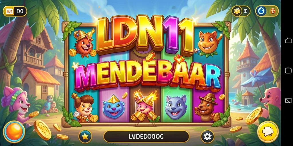 Screenshot LDN11 menampilkan gameplay slot yang seru dan interaktif.