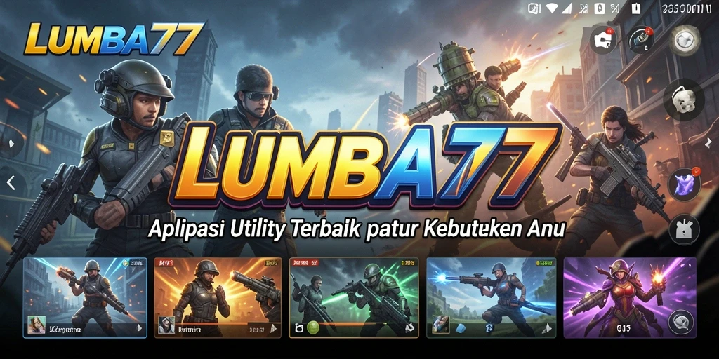 Tampilan utama LUMBA77 menampilkan berbagai fitur utilitas yang intuitif.