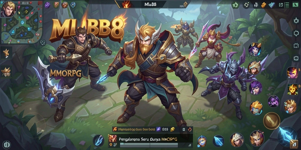Tampilan menakjubkan dari gameplay <strong>MLBB8</strong> yang seru dan interaktif.