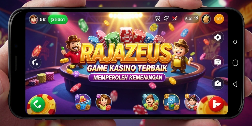 Tampilan gameplay menarik dari RAJAZEUS yang memukau pemain.