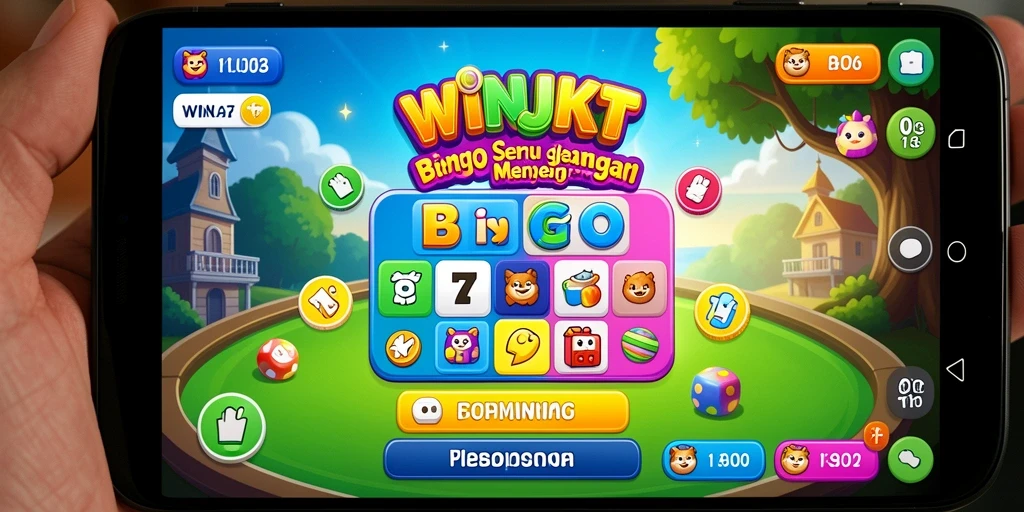 Screenshot gameplay seru dari WINJKT yang menampilkan pemain menikmati Bingo.